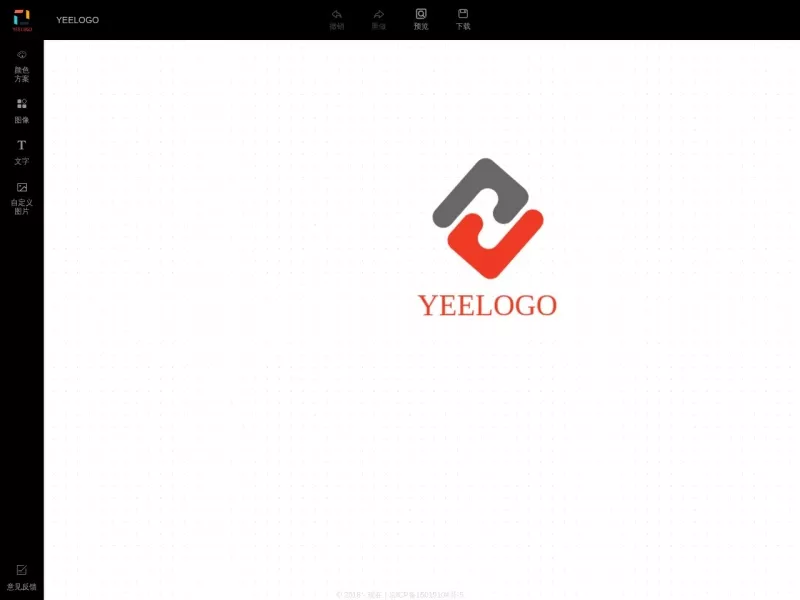 Yeelogo 网站预览截图