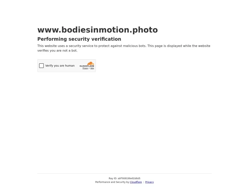Bodies in motion 网站预览截图