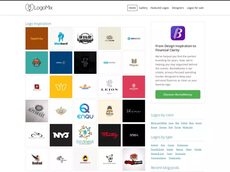 TheLogoMix 网站预览截图