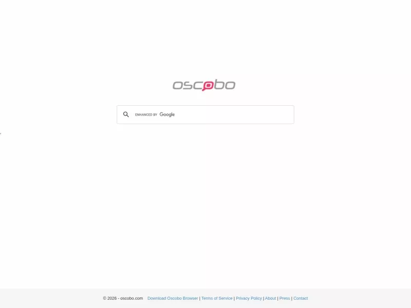 Oscobo搜索 网站预览截图