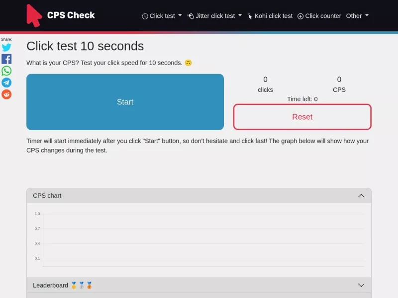 Cps-check鼠标检测 网站预览截图