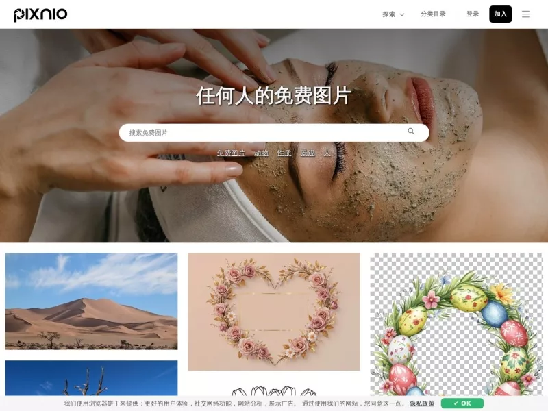 PIXNIO 网站预览截图